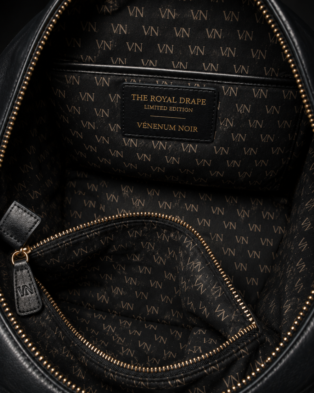 Interior — VN monogram lining and Limited Edition plaque